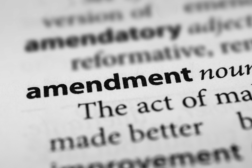 Amendment Amendment